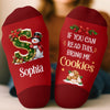 Custom Crew Socks - Personalized Christmas Birthday Gifts For Mom, Dad, Brother, Sister - Cozy Vibes All Season