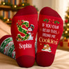 Custom Crew Socks - Personalized Christmas Birthday Gifts For Mom, Dad, Brother, Sister - Cozy Vibes All Season