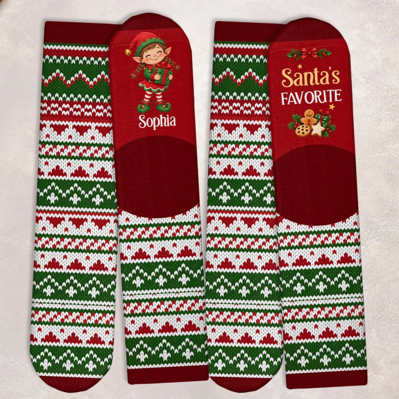 Custom Crew Socks - Personalized Christmas Birthday Gifts For Mom, Dad, Brother, Sister - Bringing Joy Everywhere