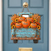 Custom Pumpkin Wood Sign - Personalized Birthday Gifts For Grandma, Grandpa - Fall Is Better Together