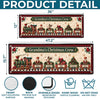 Custom Runner Rug - Personalized Christmas Birthday Gifts For Grandma, Grandpa - Festive Family Journey