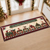 Custom Runner Rug - Personalized Christmas Birthday Gifts For Grandma, Grandpa - Festive Family Journey