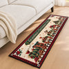 Custom Runner Rug - Personalized Christmas Birthday Gifts For Grandma, Grandpa - Festive Family Journey