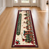 Custom Runner Rug - Personalized Christmas Birthday Gifts For Grandma, Grandpa - Festive Family Journey