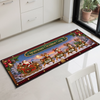 Custom Reindeer Runner Rug - Personalized Christmas Birthday Gifts For Grandma, Grandpa - Santa’s Reindeer Crew Arrive