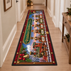 Custom Runner Rug - Personalized Christmas Birthday Gifts For Grandma, Grandpa - Warm Lights, Happy Home