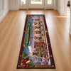 Custom Runner Rug - Personalized Christmas Birthday Gifts For Grandma, Grandpa - Warm Lights, Happy Home