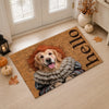 Custom Photo Home Decor Decorative Mat - Personalized Halloween Decor Birthday Gifts For Dog Cat Lovers, Dog Dad And Mom, Cat Owners - Trick Or Treat, Furrreal