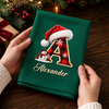 Custom Buffalo Plaid Cotton Napkin - Personalized Christmas Birthday Gifts For Mom, Dad, Brother, Sister - Warm Wishes Happy Hearts