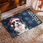 Custom Photo Home Decor Decorative Mat - Personalized  Christmas Birthday Gifts For Dog Cat Lovers, Dog Dad And Mom, Cat Owners - Merry Paws