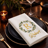 Custom Cotton Napkin - Personalized Christmas Birthday Gifts For Mom, Dad, Brother, Sister - Holiday Joy Starts Here