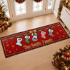 Custom Stocking Runner Rug - Personalized Christmas Birthday Gifts For Mom, Dad, Brother, Sister - Home Filled With Sweet Memories