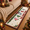 Custom Stocking Runner Rug - Personalized Christmas Birthday Gifts For Mom, Dad, Brother, Sister - Blessed Family Living In Joy