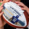 Custom Leather Football - Personalized Birthday Gifts For Son, Grandson, America Football Lovers, Sports Fans, Sports Lovers - All Heart On Game Day