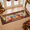 Custom Stocking Runner Rug - Personalized Christmas Birthday Gifts For Mom, Dad, Brother, Sister - Our Home Is Filled Joy