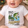 Custom Baby Onesie - Personalized Baby Shower, Gender Reveal Gifts For New Moms, New Dads, New Parents - Pack My Diapers Going Fishing