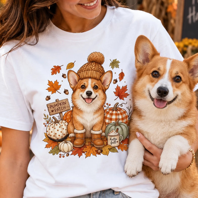 Custom Photo T-shirt, Hoodie - Personalized Birthday Gifts For Dog Cat Lovers, Dog Dad And Mom, Cat Owners - Fall In Love With Paws