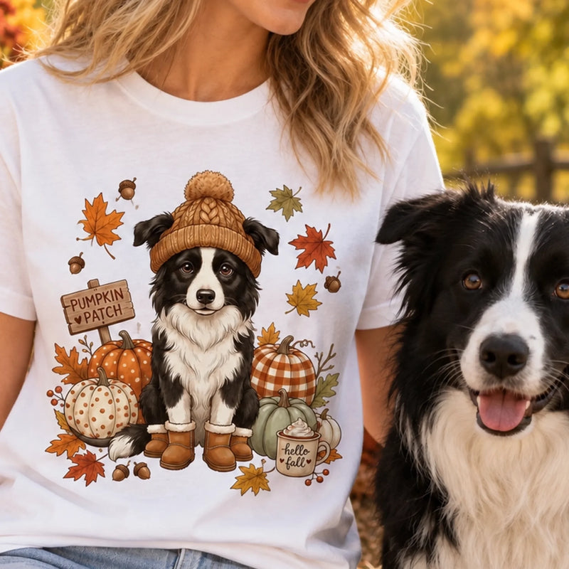 Custom Photo T-shirt, Hoodie - Personalized Birthday Gifts For Dog Cat Lovers, Dog Dad And Mom, Cat Owners - Fall In Love With Paws