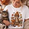 Custom Photo T-shirt, Hoodie - Personalized Birthday Gifts For Dog Cat Lovers, Dog Dad And Mom, Cat Owners - Fall In Love With Paws