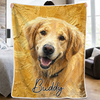 Custom Photo Blanket - Personalized Birthday Gifts For Dog Cat Lovers, Dog Dad And Mom, Cat Owners - Snuggle Up With Fur