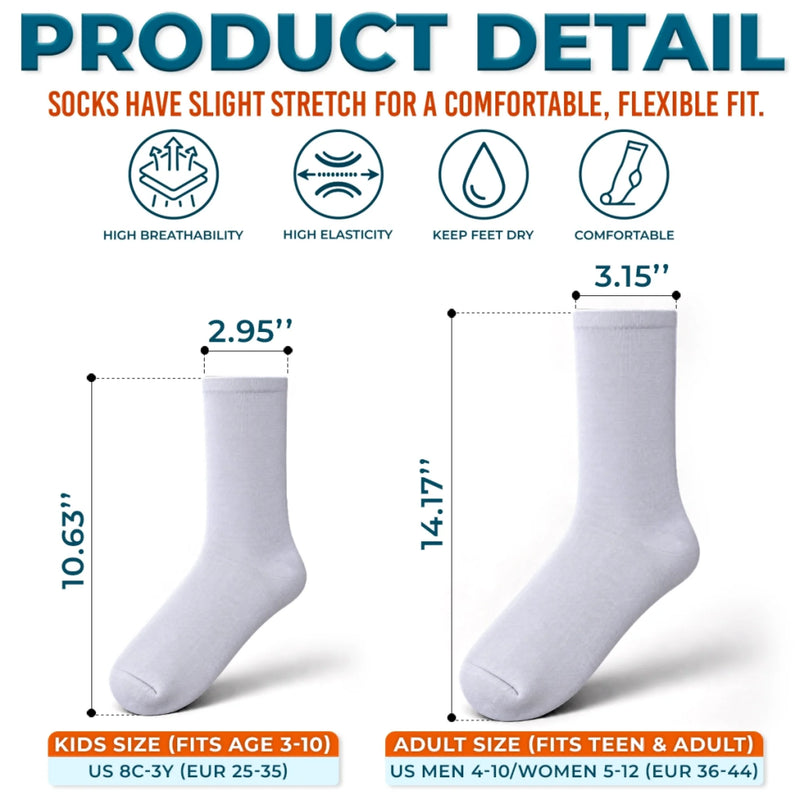Custom Golf Crew Socks - Personalized Birthday Gifts For Golf Lovers, Sports Fans, Sports Lovers - Fairways Feel Like Home