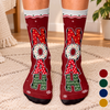 Custom Crew Socks - Personalized Christmas Birthday Gifts For Mom, Dad, Brother, Sister - Merry Moments All Around