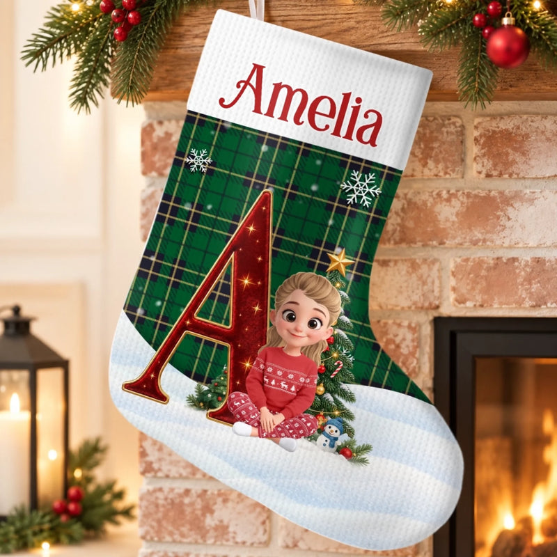 Custom Christmas Stocking - Personalized Christmas Birthday Gifts For Mom, Dad, Brother, Sister - Cozy Times Together With Family
