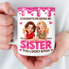 Custom 3D Inflated Effect Printed Mug - Personalized Best Friend Birthday Gifts For Women, Besties, Sisters, BFF - Slay Together, Stay Together
