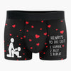 Custom Boxer Briefs, Men's Boxers - Personalized Anniversary Wedding Gifts For Husband And Wife, Him And Her - Property Of My Queen