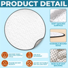 Custom Haunted Home Quilted Round Mat - Personalized Halloween Decor Birthday Gifts For Mom, Dad, Brother, Sister - A Little Fright A Lot Of Fun