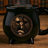 Custom Photo Witchy Cauldron Coffee Mug - Personalized Halloween Gifts For Witch, Wife, Daughter, Besties, Sisters, Granddaughter, Grandma, Mom, Yourself - Creep It Real, Witches