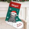 Custom Christmas Stocking - Personalized Christmas Birthday Gifts For Dog Cat Lovers, Dog Dad And Mom, Cat Owners - Meowy Woofmas
