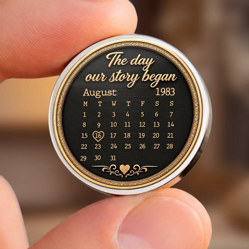 Custom Pocket Hug - Personalized Anniversary Wedding Gifts For Husband And Wife, Him And Her - Together Is Sweet Forever