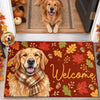 Custom Photo Home Decor Decorative Mat - Personalized  Christmas Birthday Gifts For Dog Cat Lovers, Dog Dad And Mom, Cat Owners - Leave With A Wag