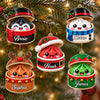 Custom Dumpling Squishy Acrylic Ornament - Personalized Christmas Birthday Gifts For Kids - Little Dumpling Holiday Cheer
