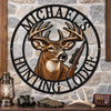 Custom Shaped Metal Sign - Personalized Birthday Gifts For Hunters, Husband, Son, Grandson, Brother, Grandpa, Dad, Yourself - Among The Pines