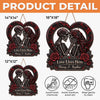 Custom Gothic Wood Sign - Personalized Halloween Decor, Anniversary Wedding Gifts For Husband And Wife, Him And Her - Till Death Do Us