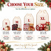 Custom Drawstring Gift Bag - Personalized Christmas Birthday Gifts For Mom, Dad, Brother, Sister - Pure Joy In Every Treat