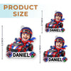 Custom Photo Acrylic Ornament - Personalized Christmas Birthday Gifts For Kids - Fast Lane Ahead