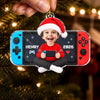 Custom Photo Little Gamer Acrylic Ornament - Personalized Christmas Birthday Gifts For Kids - Level Up The Holidays