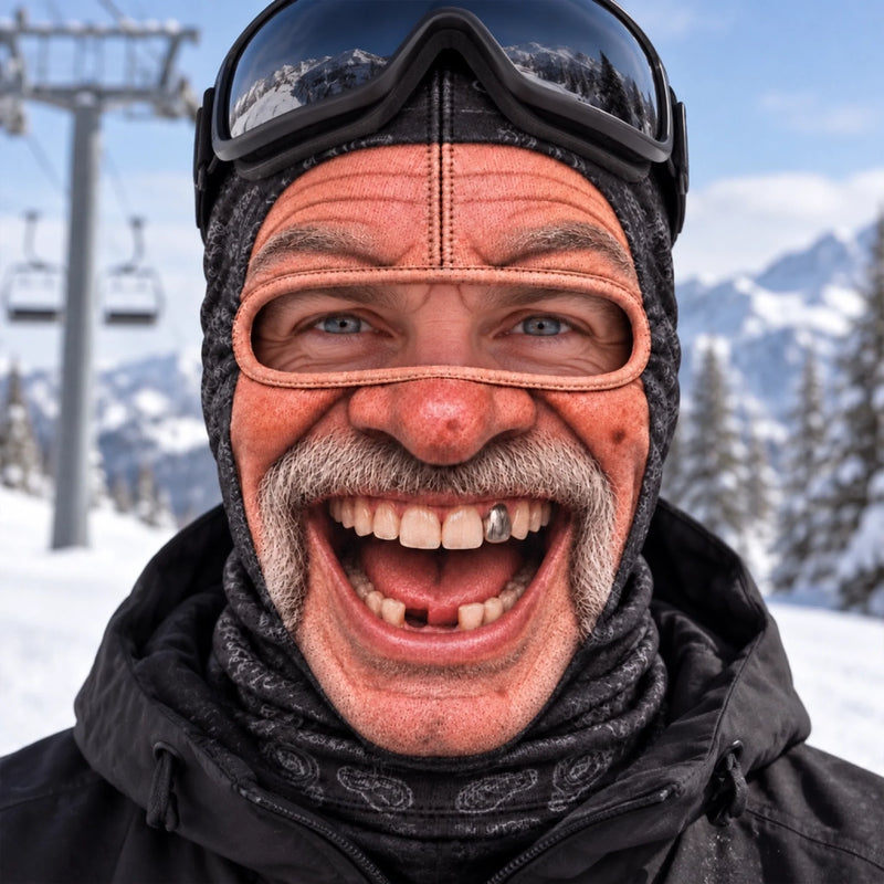 Custom Funny Ski Mask - Personalized Birthday Gifts For Ski Lovers - Powder To The People