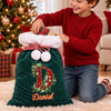 Custom Velvet Pom-Pom Sack - Personalized Christmas Birthday Gifts For Mom, Dad, Brother, Sister - Merry Mood Activated
