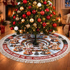 Custom Reindeer Tree Skirt - Personalized Christmas Birthday Gifts For Mom, Dad, Brother, Sister - Our Little Reindeer Family