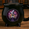Custom Witchy 12oz Ceramic Cauldron Coffee Mug - Personalized Halloween Gifts For Witch, Wife, Daughter, Besties, Sisters, Granddaughter, Grandma, Mom, Yourself - Witchy And Wonderful