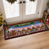 Custom Runner Rug - Personalized Christmas Birthday Gifts For Mom, Dad, Brother, Sister - Our Happy Time Together