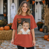 Custom Photo Funny Baby Selfie With Boo Comfort T-Shirt - Personalized Halloween Birthday Gifts For  Kids, Babies - Sweetest Little Boo Ever