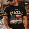 Custom Car T-Shirt - Personalized Birthday Gifts For Him, Car Lovers - American Classic Since Year