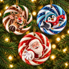 Custom Ceramic Ornament - Personalized Christmas Birthday Gifts For Kids - Jolly And Bright