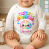 Custom Squishy Long Sleeve Baby Onesie - Personalized Christmas Baby Shower, Gender Reveal Gifts For New Moms, New Dads, New Parents - Little Dumpling