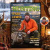 Custom Photo Magazine Vertical Poster - Personalized Christmas Birthday Hunting Gifts For Hunters - Born For The Wild